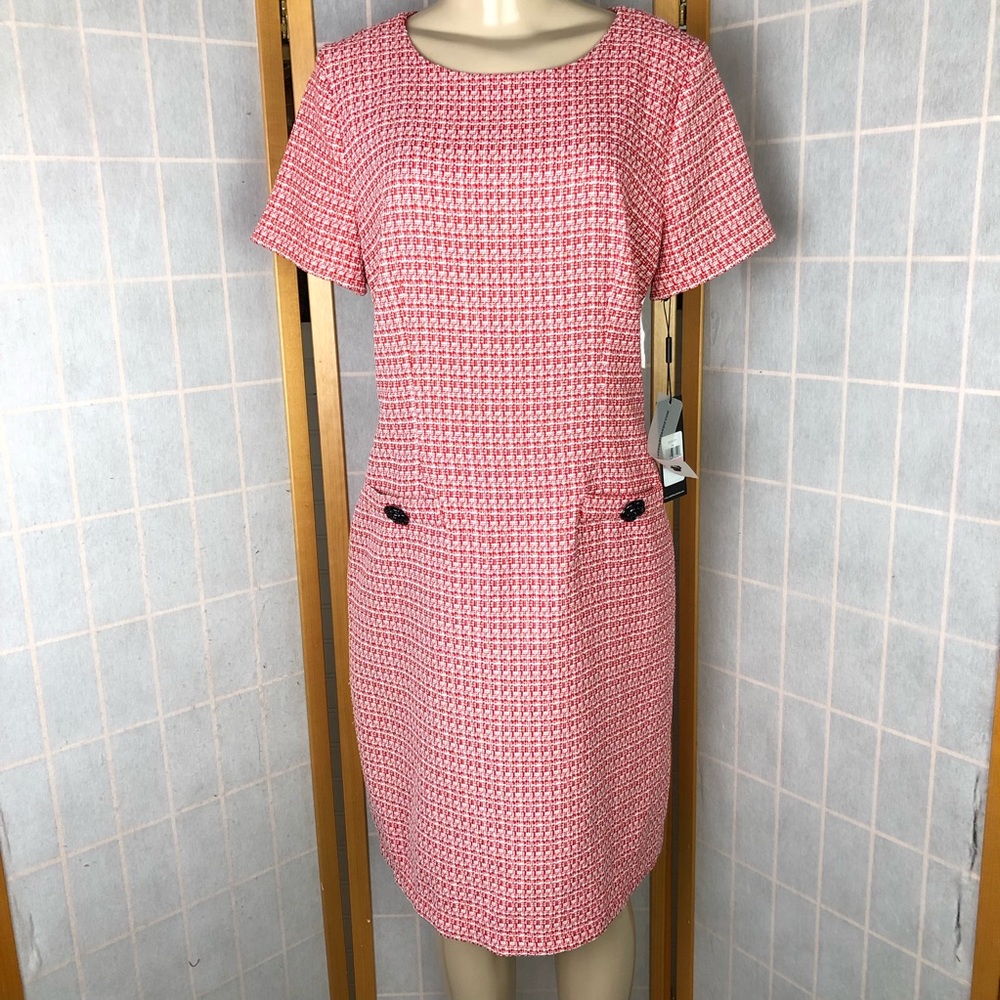 Karl Lagerfeld Pink Short Sleeve Dress